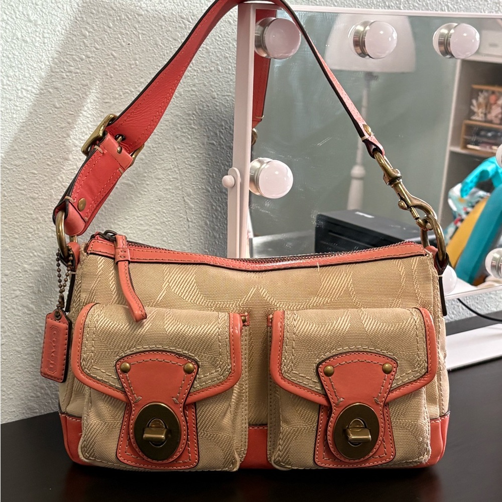 Sold : Vintage coach legacy 65th anniversary shoulder bag